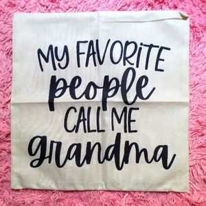 8 Pillow Cover 18" Love Gift To Grandmother Decorative Pillowcase Coushion Throw